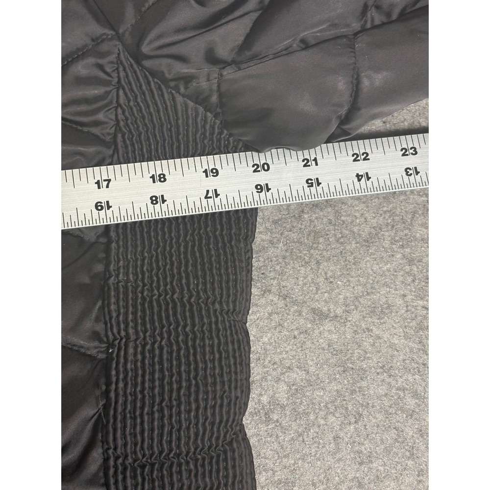 Nautica Womens Black Chevron Puffer Jacket Water Resistant Quilted Coat Q020331 - Picture 8 of 9